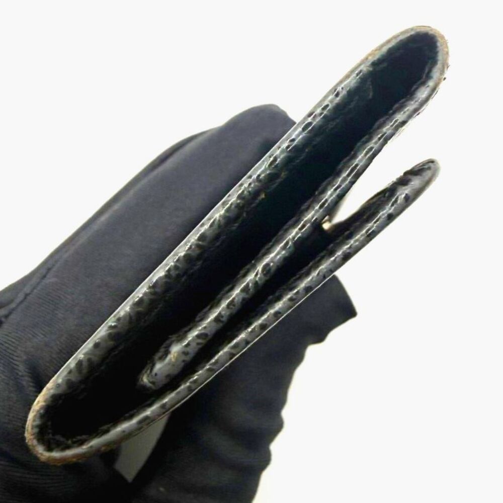 Louis Vuitton Vintage Taiga 4 Key Holder Black Leather Silver Hardware Authentic - Picture 14 of 14